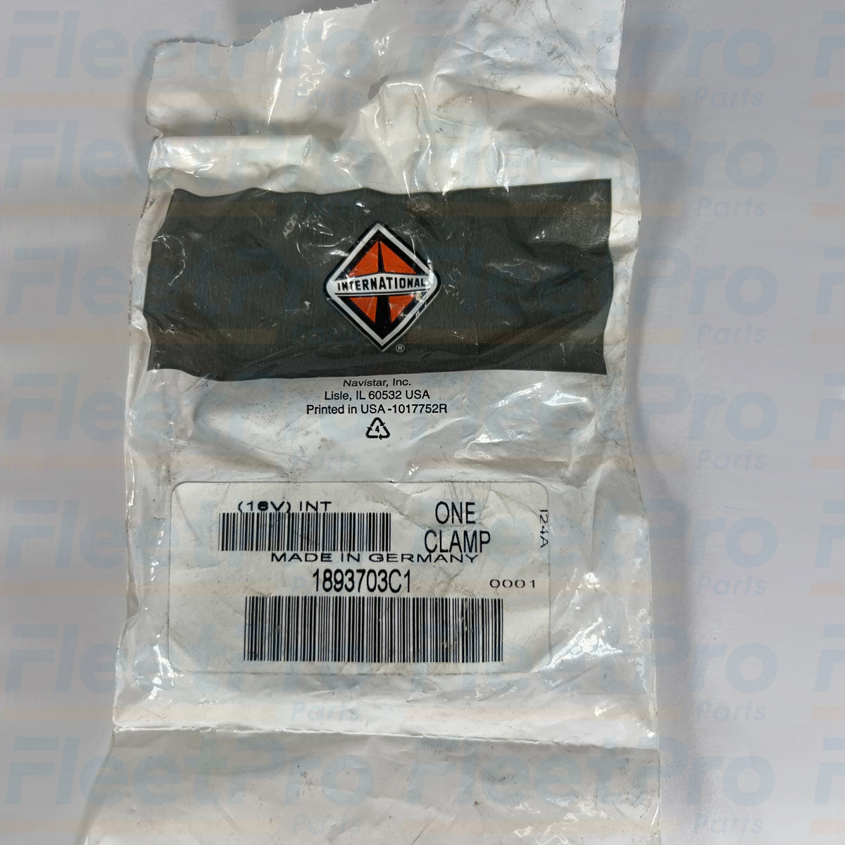 International stainless steel clamp 1893703C1