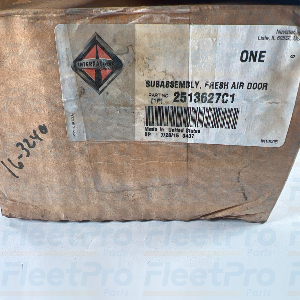 OEM International 2513627C1 fresh air door subassembly for truck HVAC systems