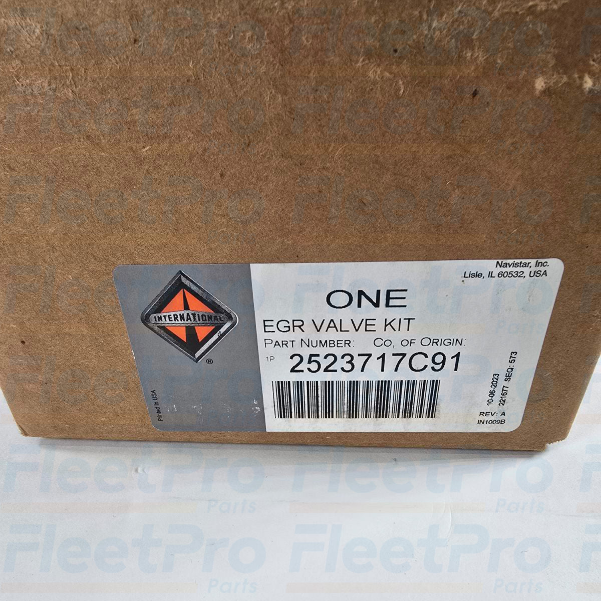 Navistar EGR replacement valve 2523717C91