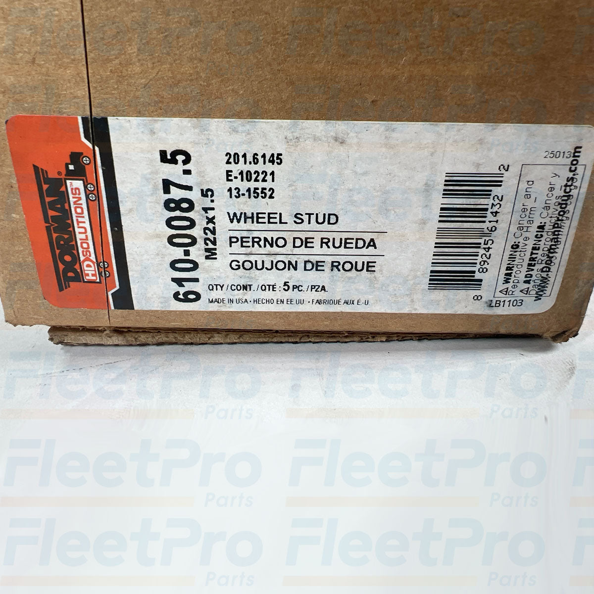 Dorman commercial truck wheel stud