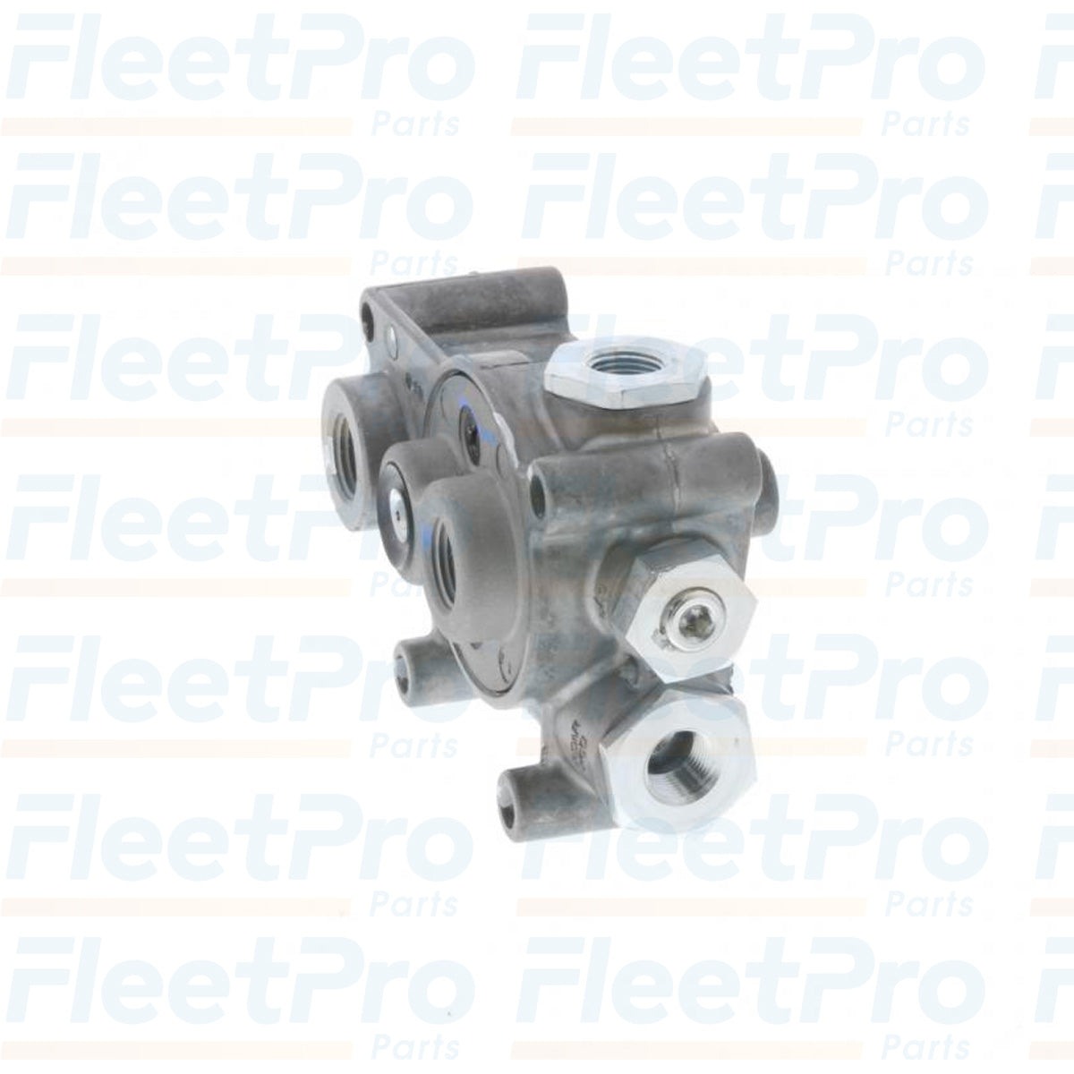 Rear angle of Bendix air brake valve 2015037C91 with mounting holes visible