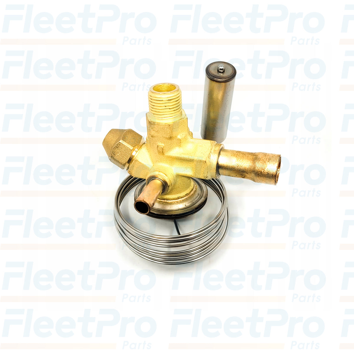 Side profile of Carrier 14-60039-00 expansion valve showing port and body