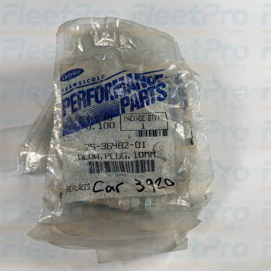 Carrier glow plug 25-36482-01 10 mm threaded design for diesel engines