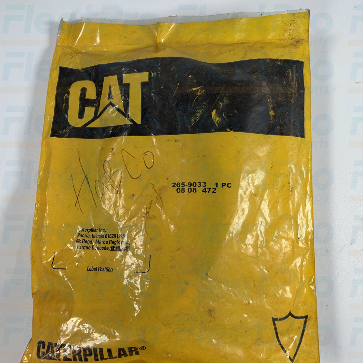 Factory Caterpillar box packaging and genuine OEM part label for 265-9033