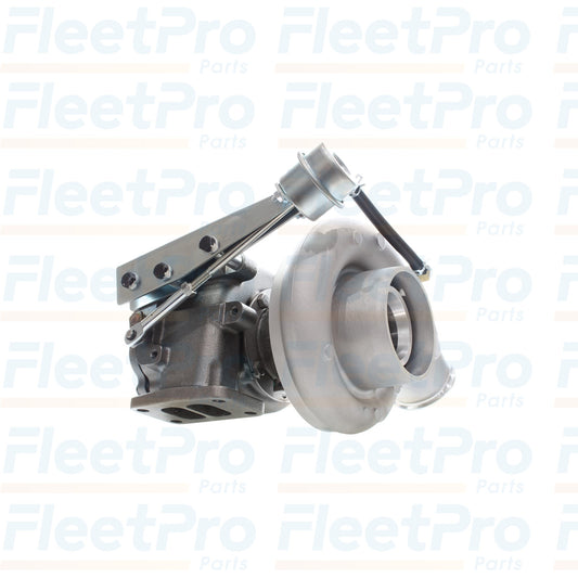 Front view of Cummins 3802881RX turbo assembly