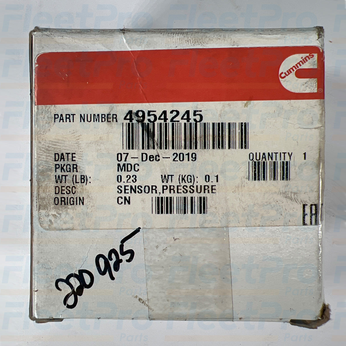 Cummins OEM packaging sensor 4954245