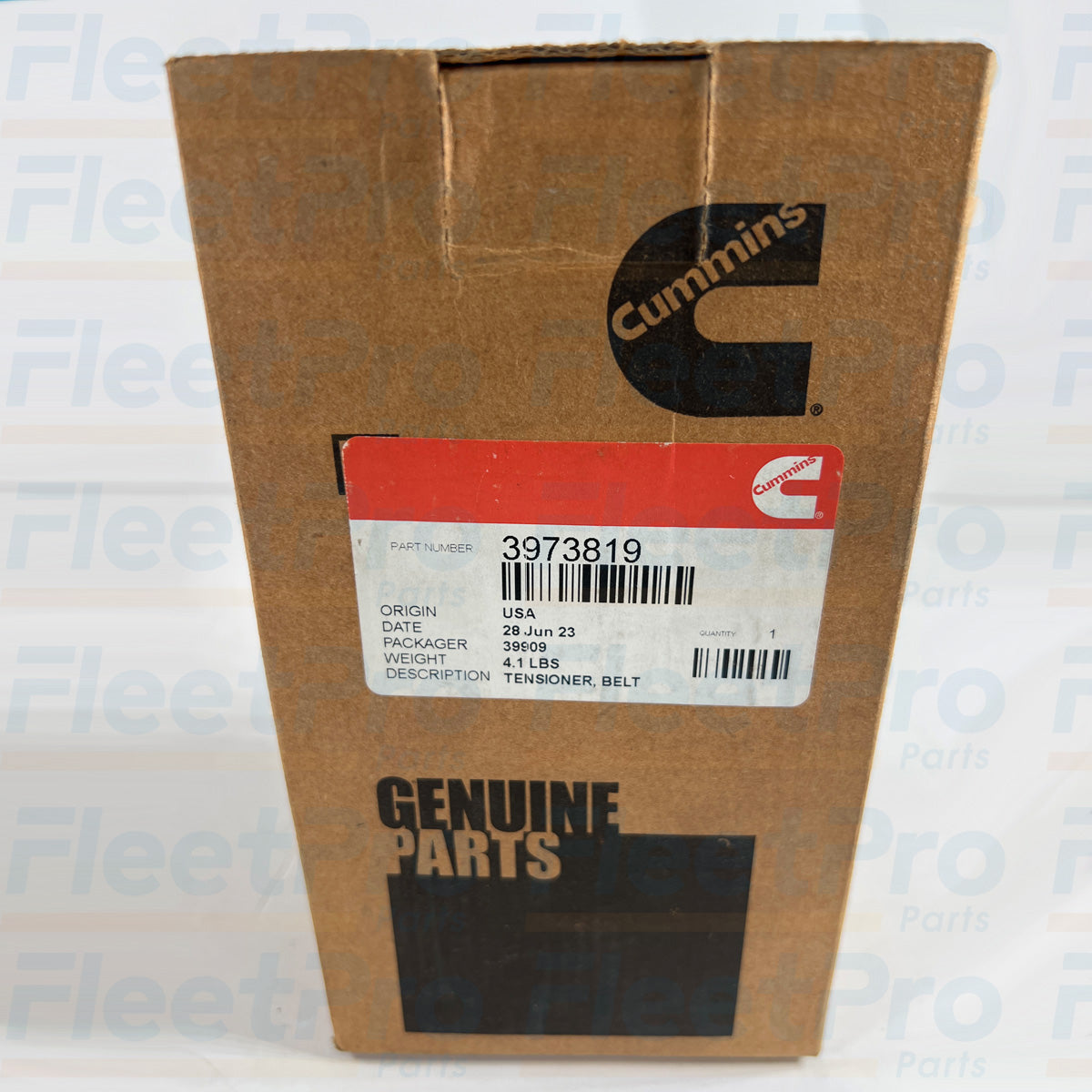 Cummins accessory drive belt tensioner