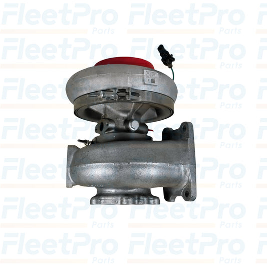 OEM reman Detroit DD13 12.8L turbocharger RA4710907180 side angle