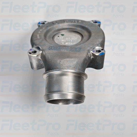 Back view of Detroit Diesel thermostat A4712007515 for DD15 engine