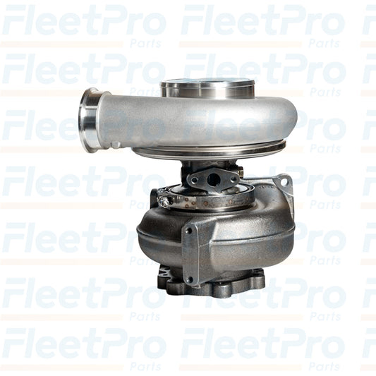 Side view of DD15 GEN5 turbocharger EA4720902780 showing compressor housing and intake port