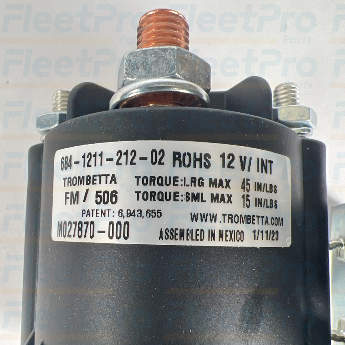 Heavy duty power solenoid 684-1211-212-02