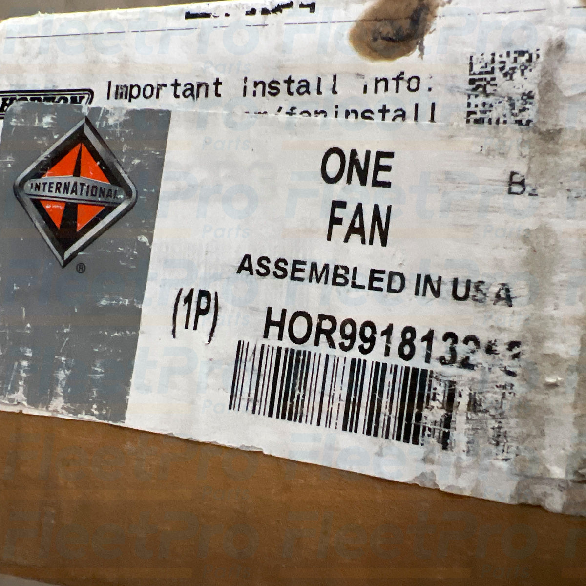 Horton diesel engine cooling fan blade HOR991813253 durable OEM component