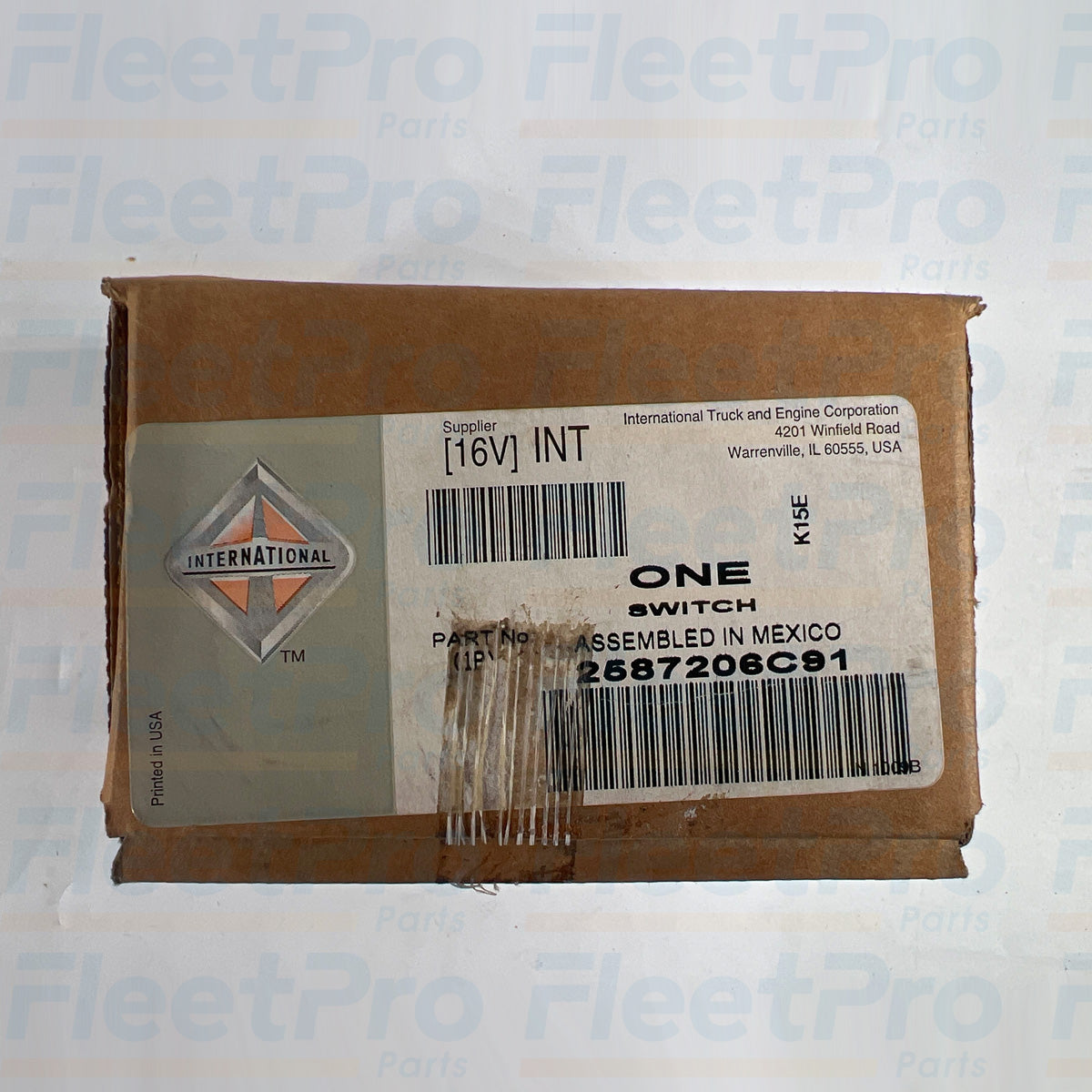 Odometer reset switch OEM packaging