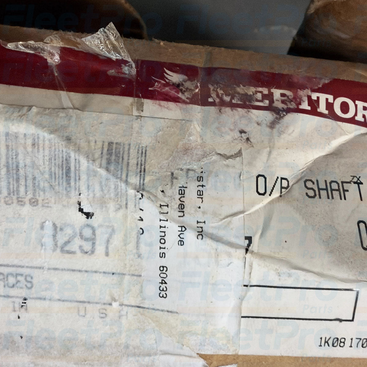 Factory box packaging and genuine OEM Meritor / Navistar product label for 2596997C1