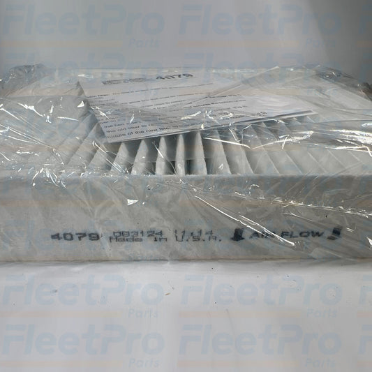 Side profile angle displaying rigid outer frame structure on Microgard 4079 cabin filter