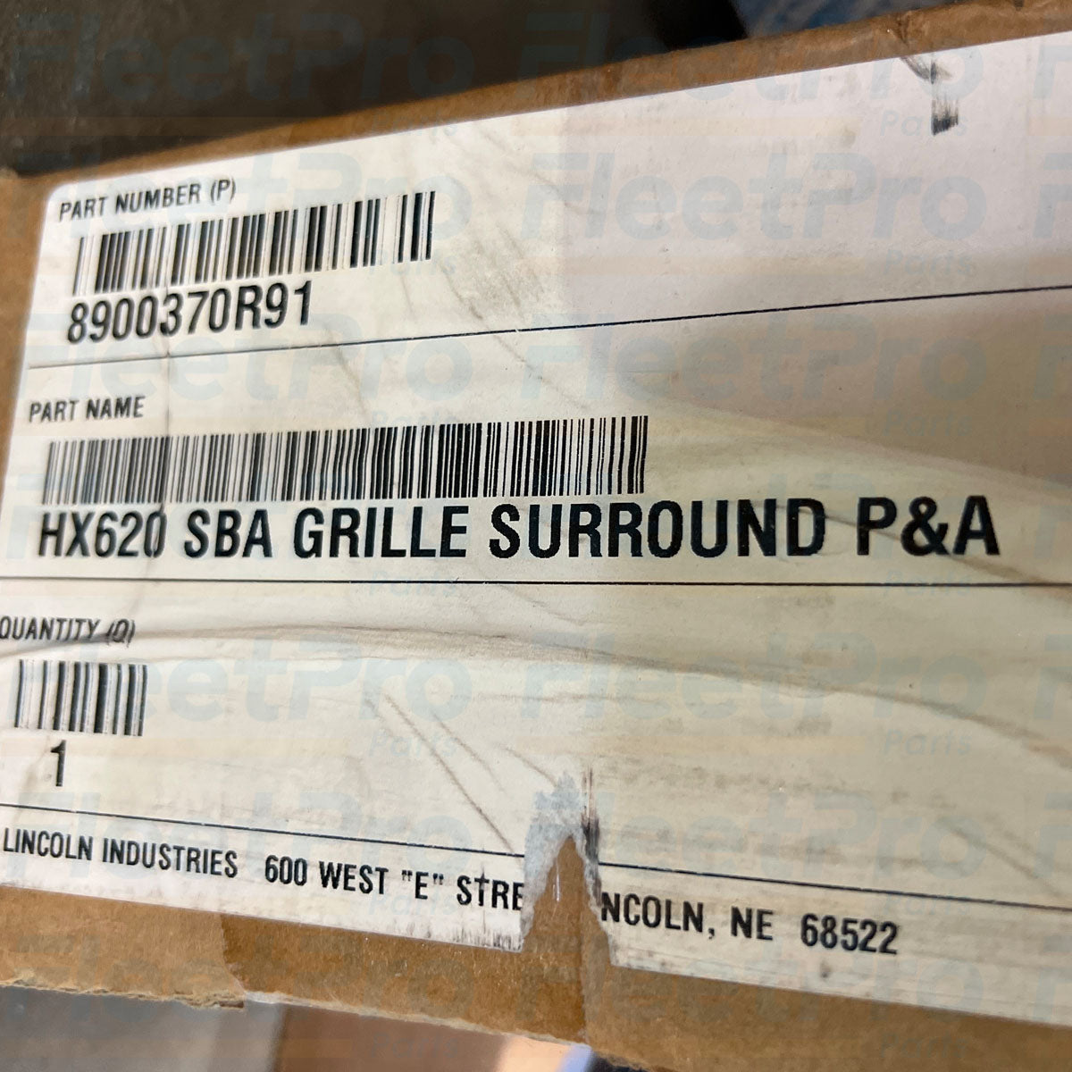 Genuine Navistar HX620 grille surround assembly