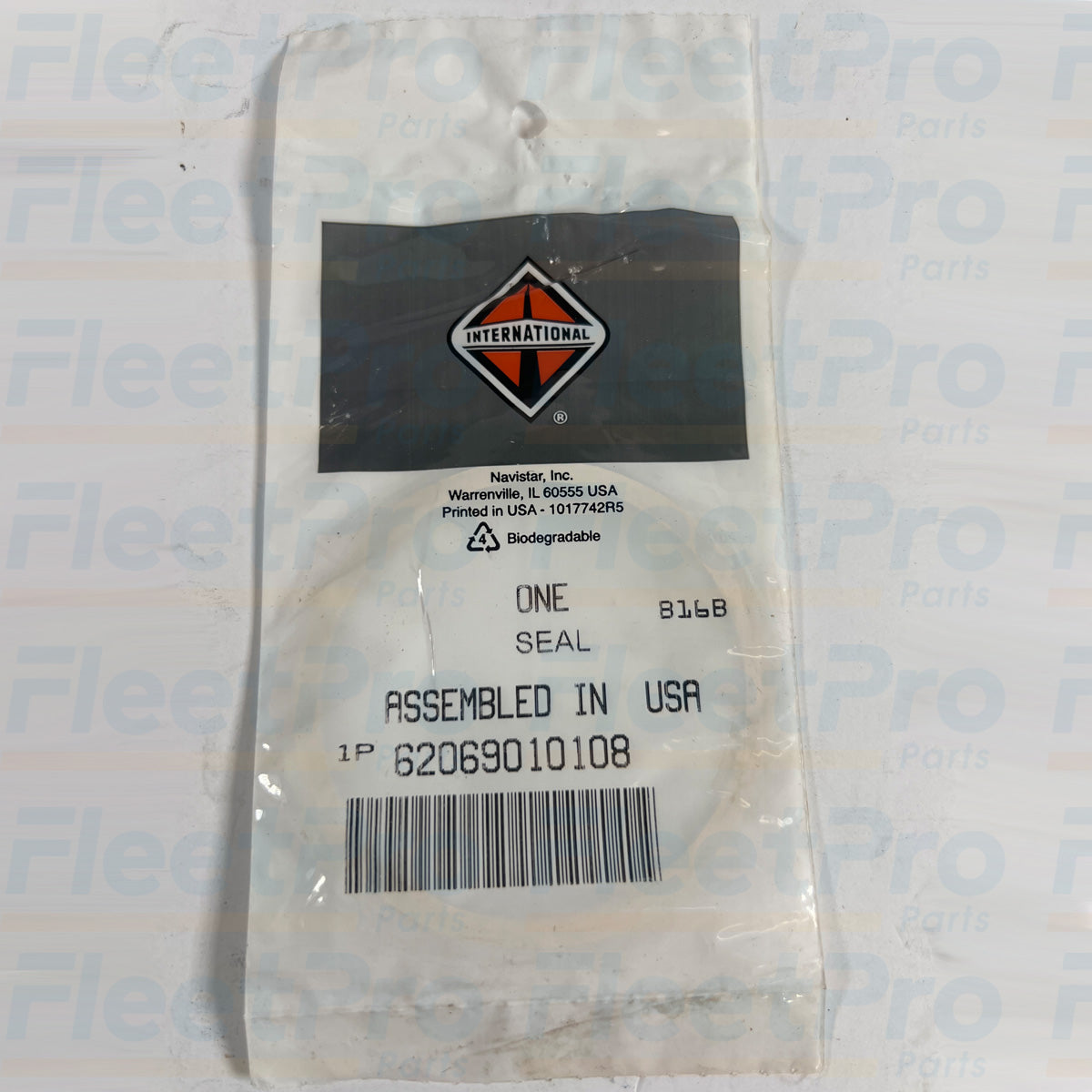 Navistar thermostat housing gasket front view