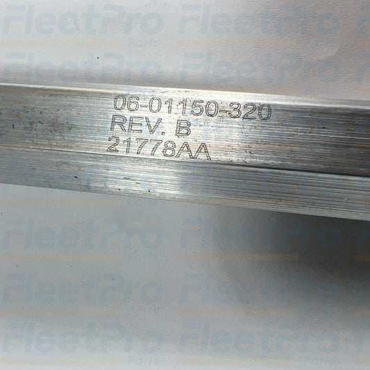 Six-sided aluminum hexbar profile on Paccar 06-01150-320 clutch linkage
