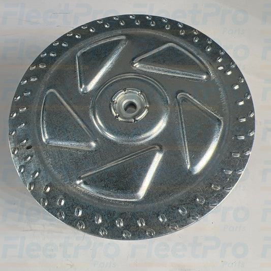Forward-curved fan blades detail on Paccar SR2000021 blower wheel
