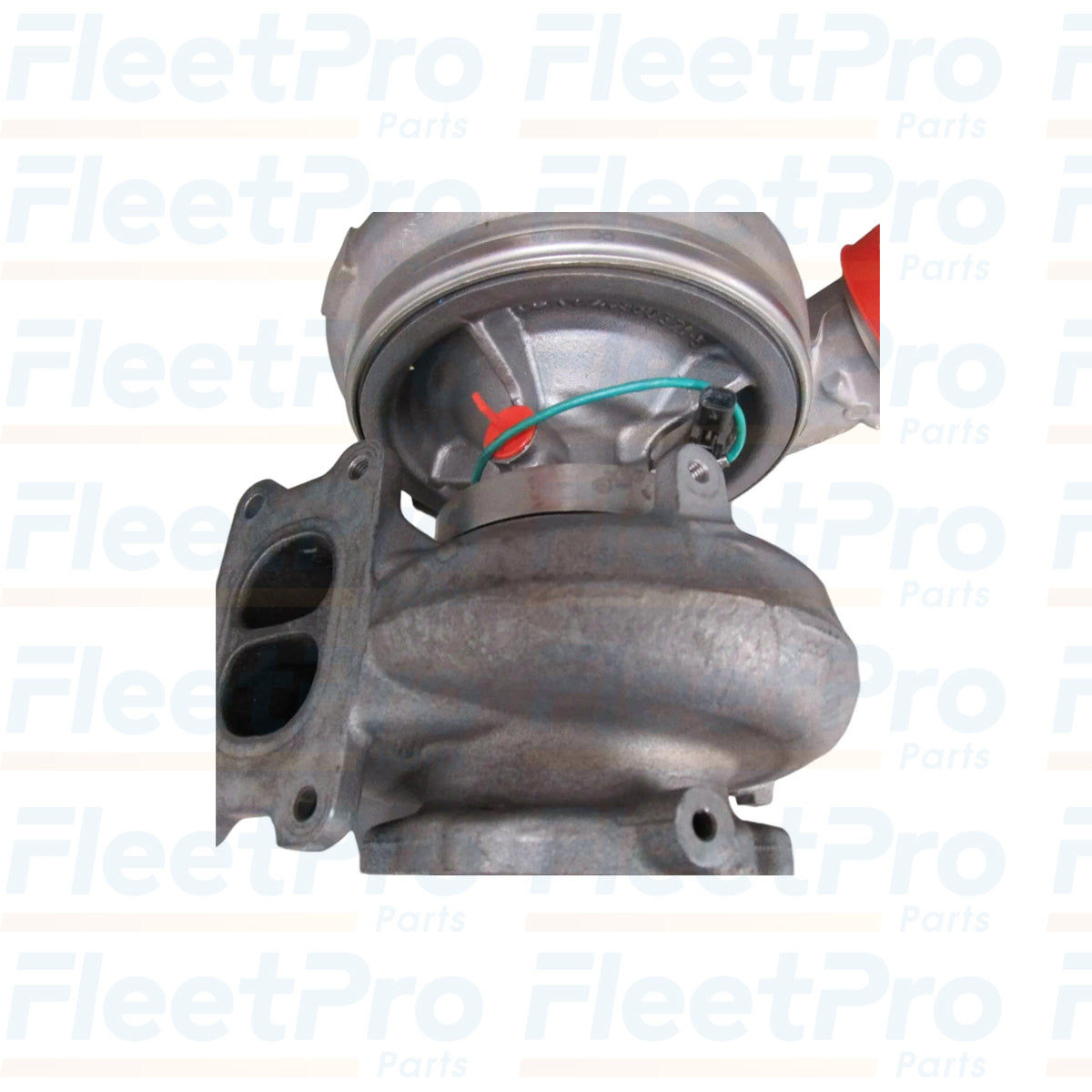 Oil inlet and mounting surface close-up of RA4720902880 reman turbocharger