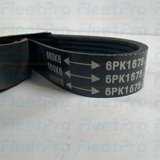 Replacement serpentine belt FLTBT660K6