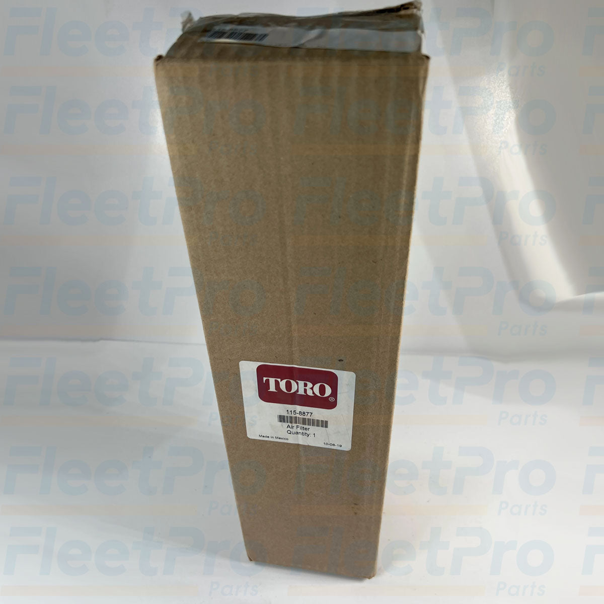 Factory retail packaging and genuine Toro logo part label for 115-8877