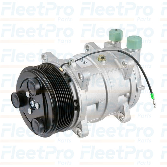 Front view of Valeo 103-56121 A/C Compressor, OEM replacement part