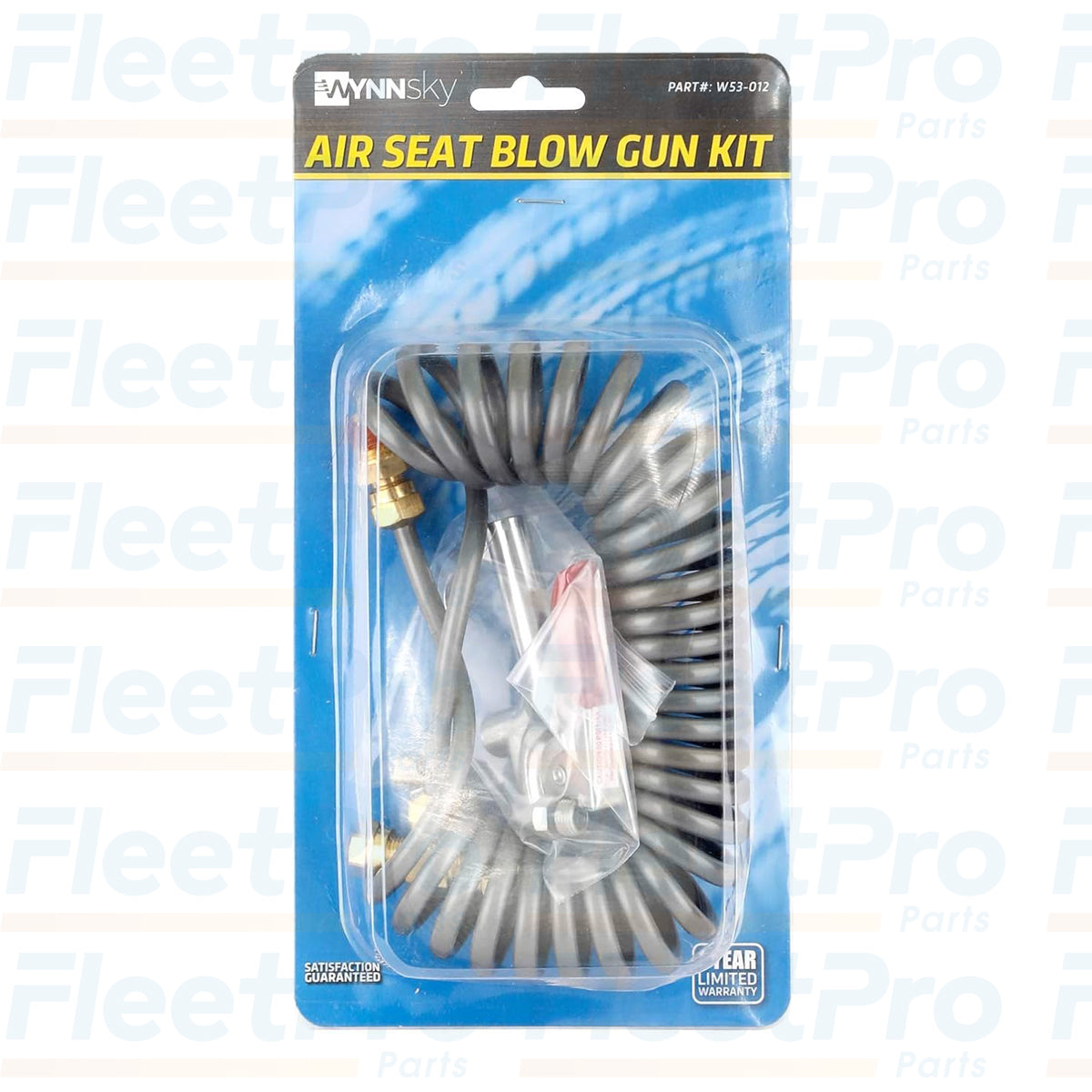 Truck interior cleaning air seat blow gun kit WYNNsky W53-012 with 11.5 ft hose