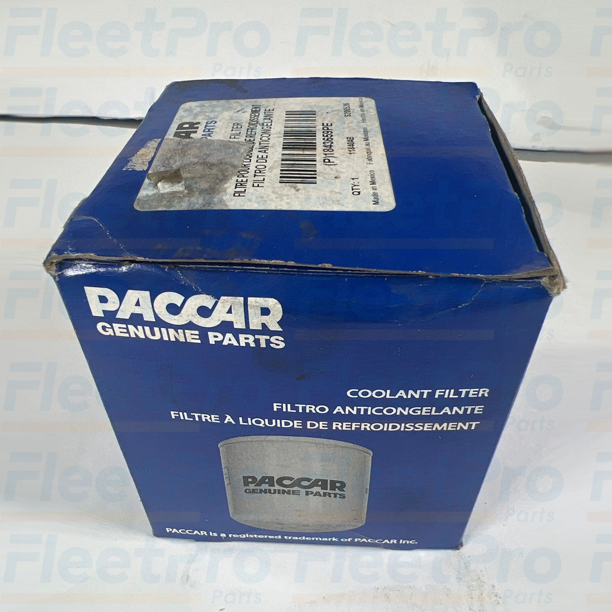 Genuine PACCAR 1843659PE coolant filter