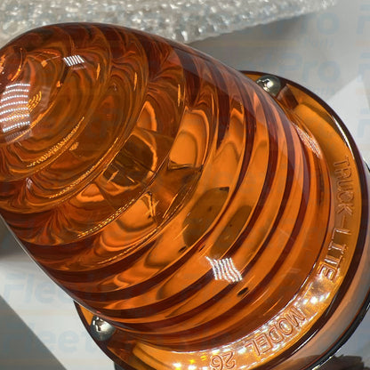 Round amber Truck-Lite 26760Y3 cab marker