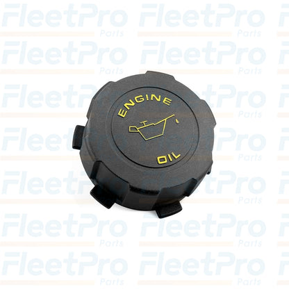 Top view of Cummins oil filler cap part number 2869221