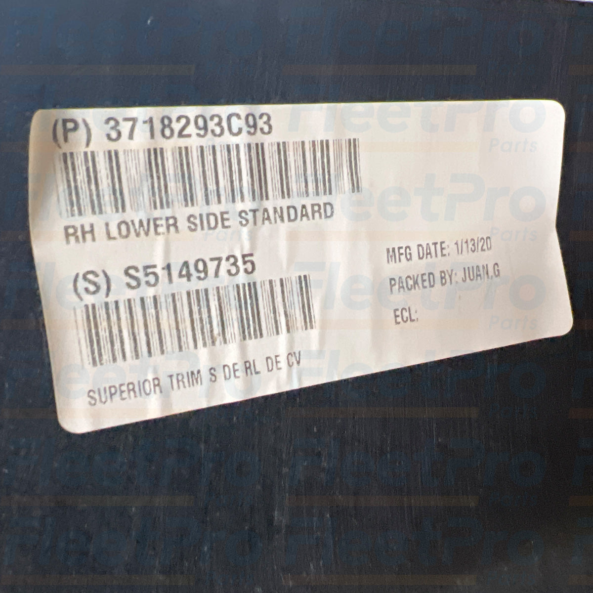 International 3718293C93 cab panel assembly for heavy duty trucks