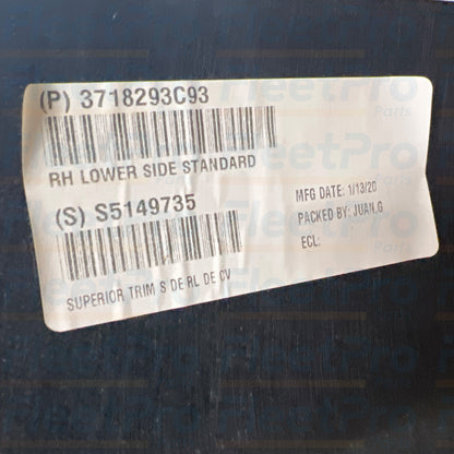 International 3718293C93 cab panel assembly for heavy duty trucks