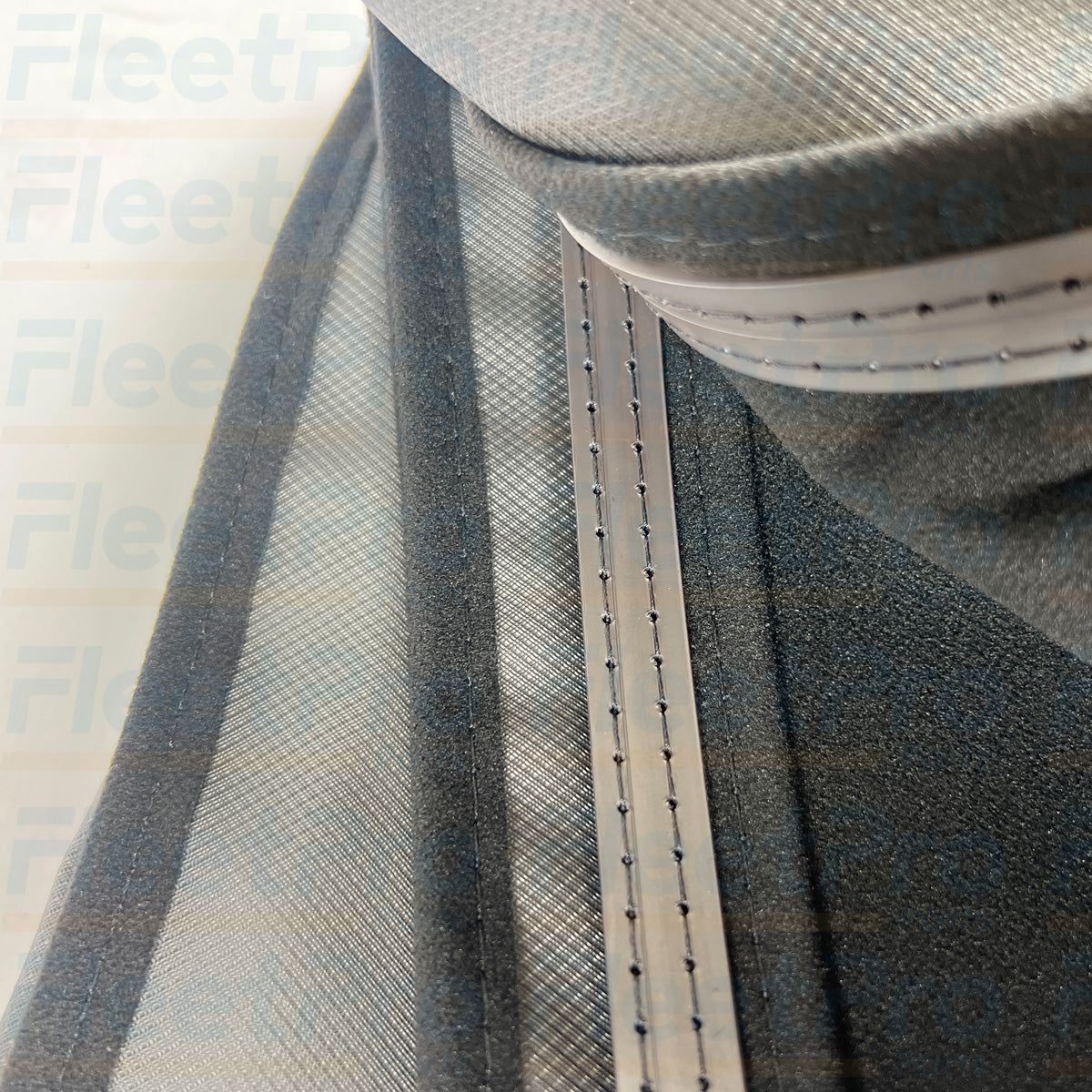 Privacy curtain for truck windshield