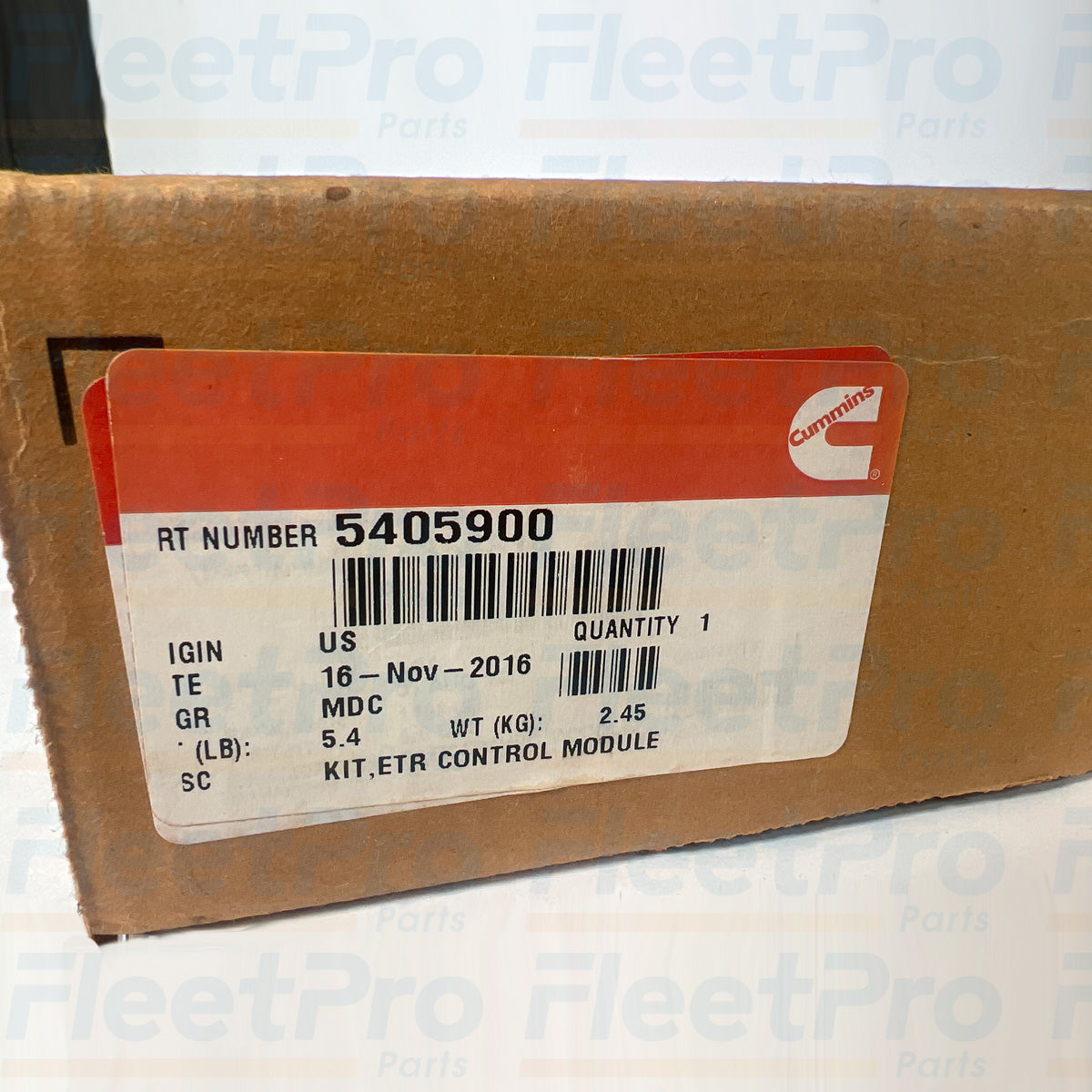 Electronic control module Cummins 5405900