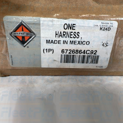 International 6726864C92 open box harness