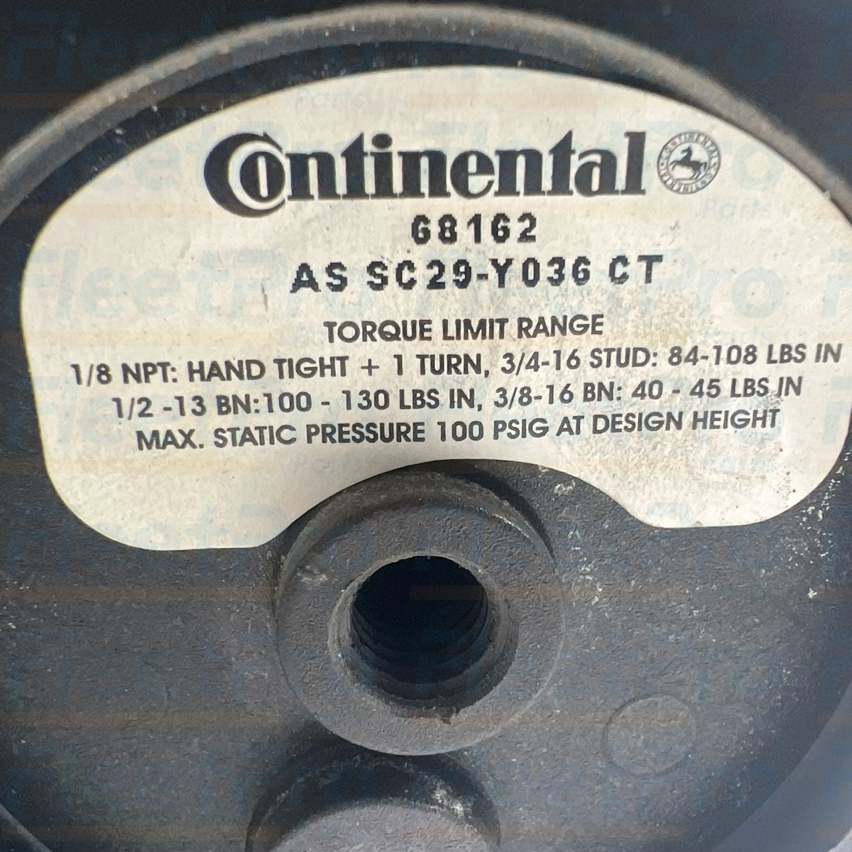 68162 Truck Cab Air Spring