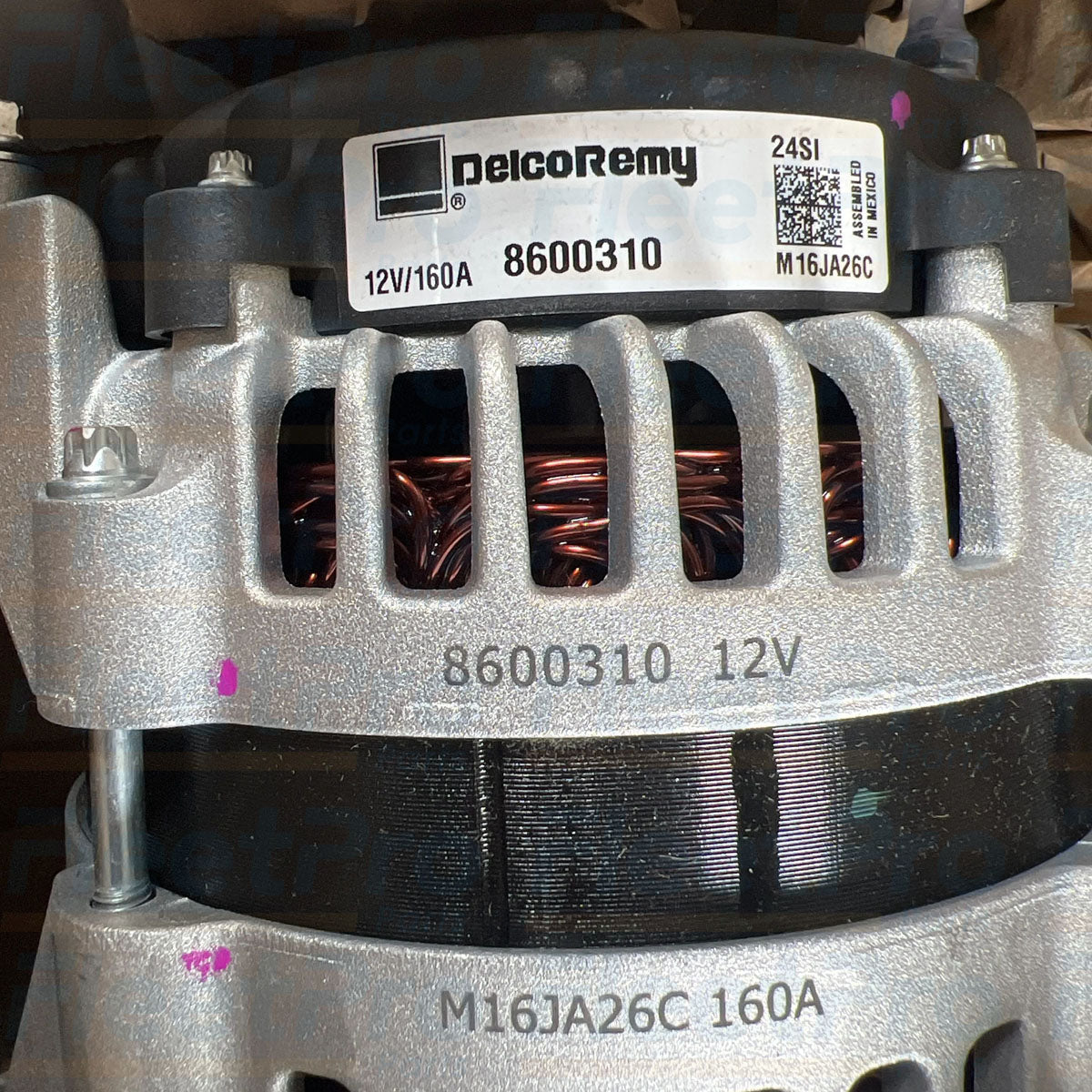 Delco Remy 12V 160A hinge mount alternator