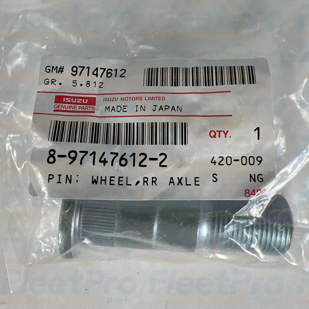Isuzu axle hardware 8971476122