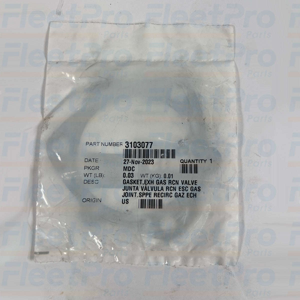Aftermarket EGR gasket replacement