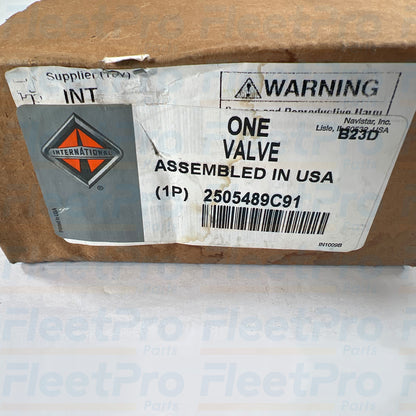 Air ride height valve 2505489C91 for commercial truck suspension