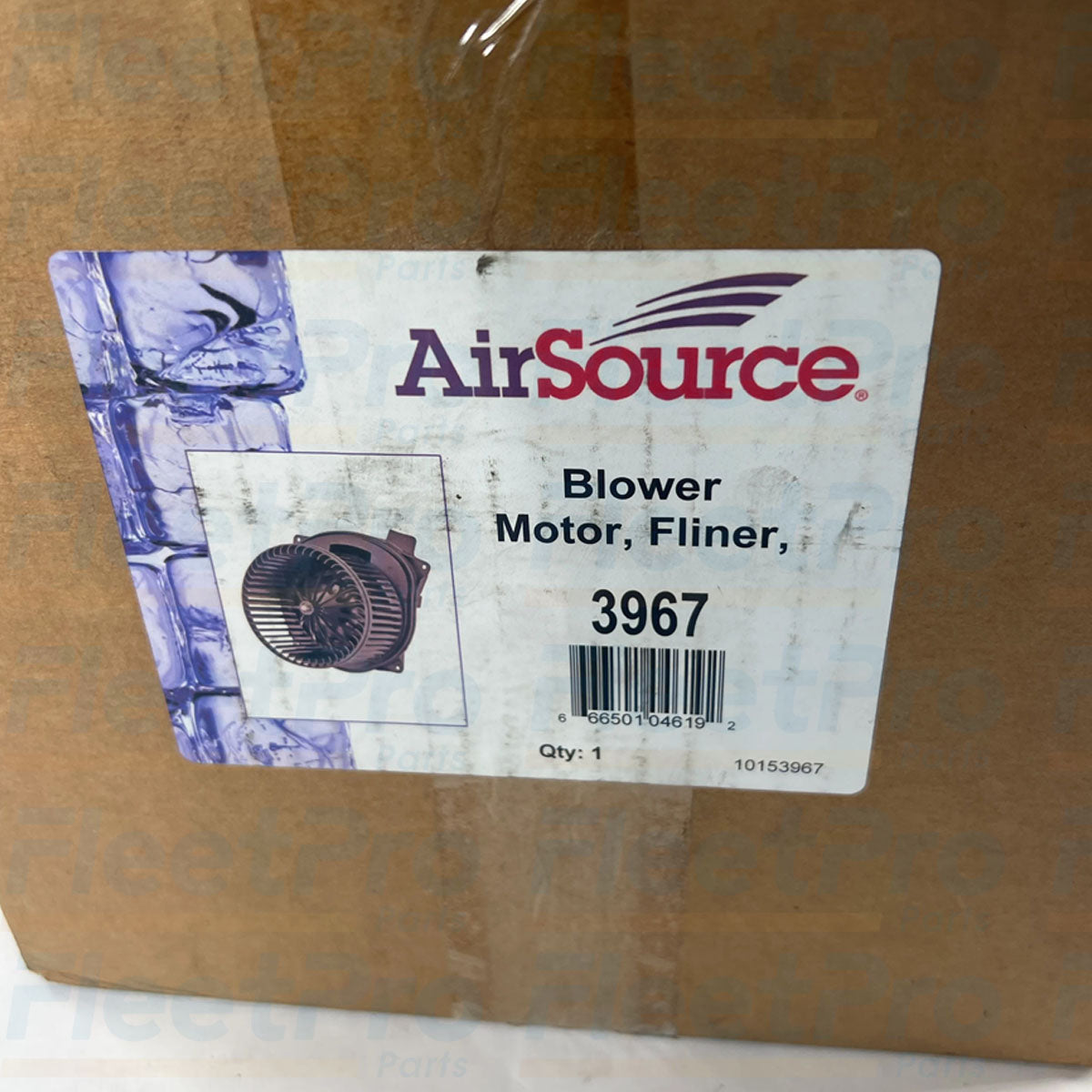 AirSource 3967 Freightliner Blower Motor