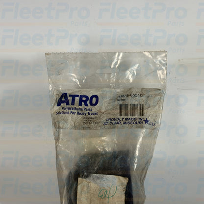 Close-up view of durable polyurethane material finish on Atro HM75-65510 hood isolator