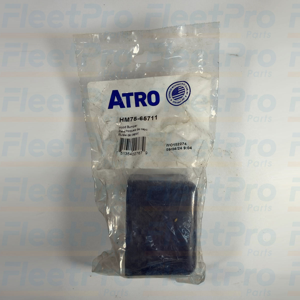 Factory bag packaging and genuine Atro Engineered Systems product label for HM75-65711