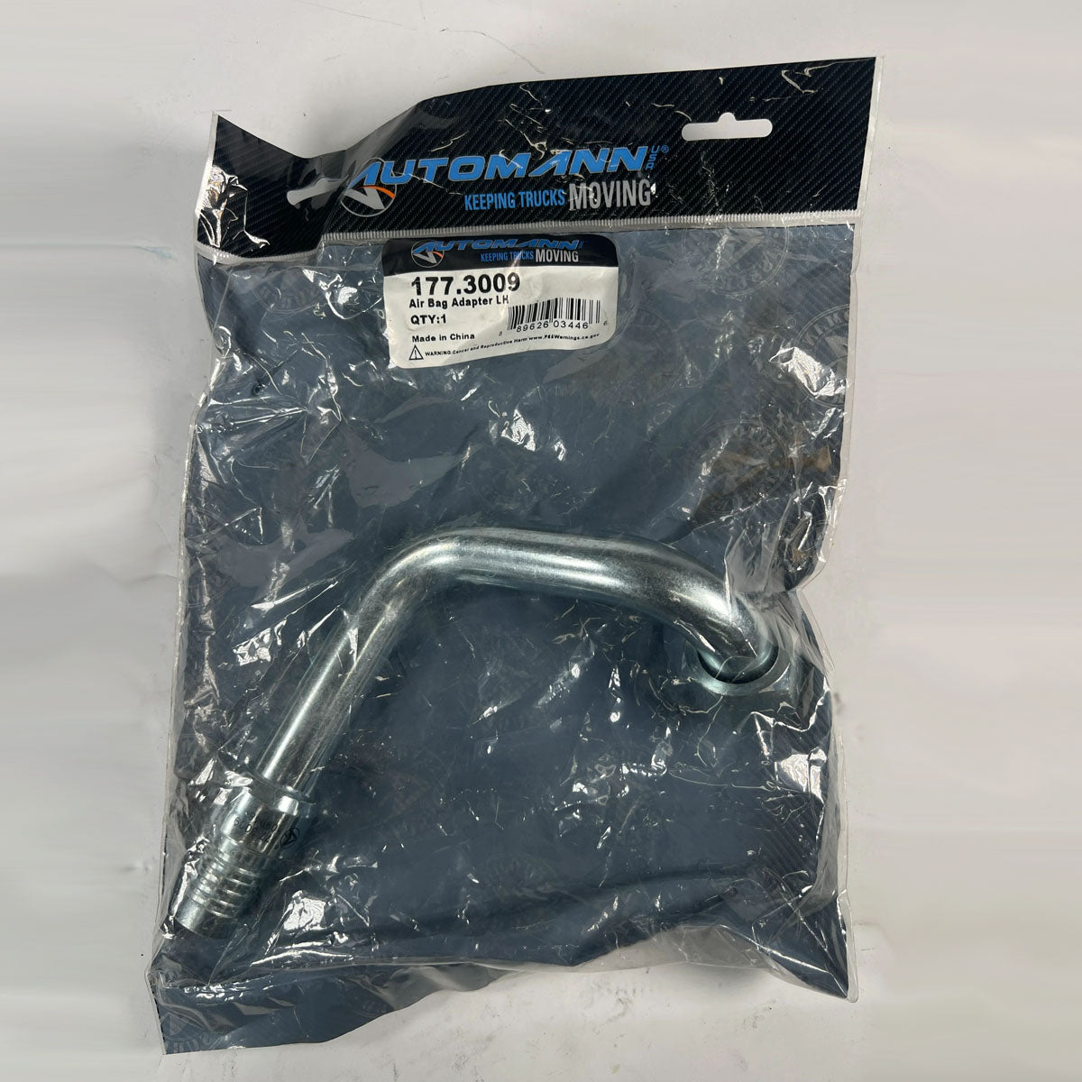 Automann 177.3009 left hand air bag adapter bracket full view