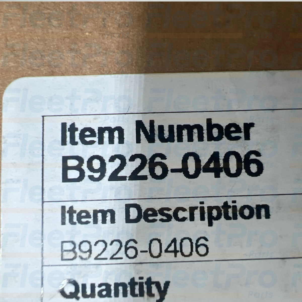 Charge air cooler hose clamp B9226-0406