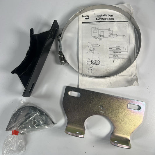 Genuine Bendix 5009610 AD-9 air dryer mounting bracket kit full view