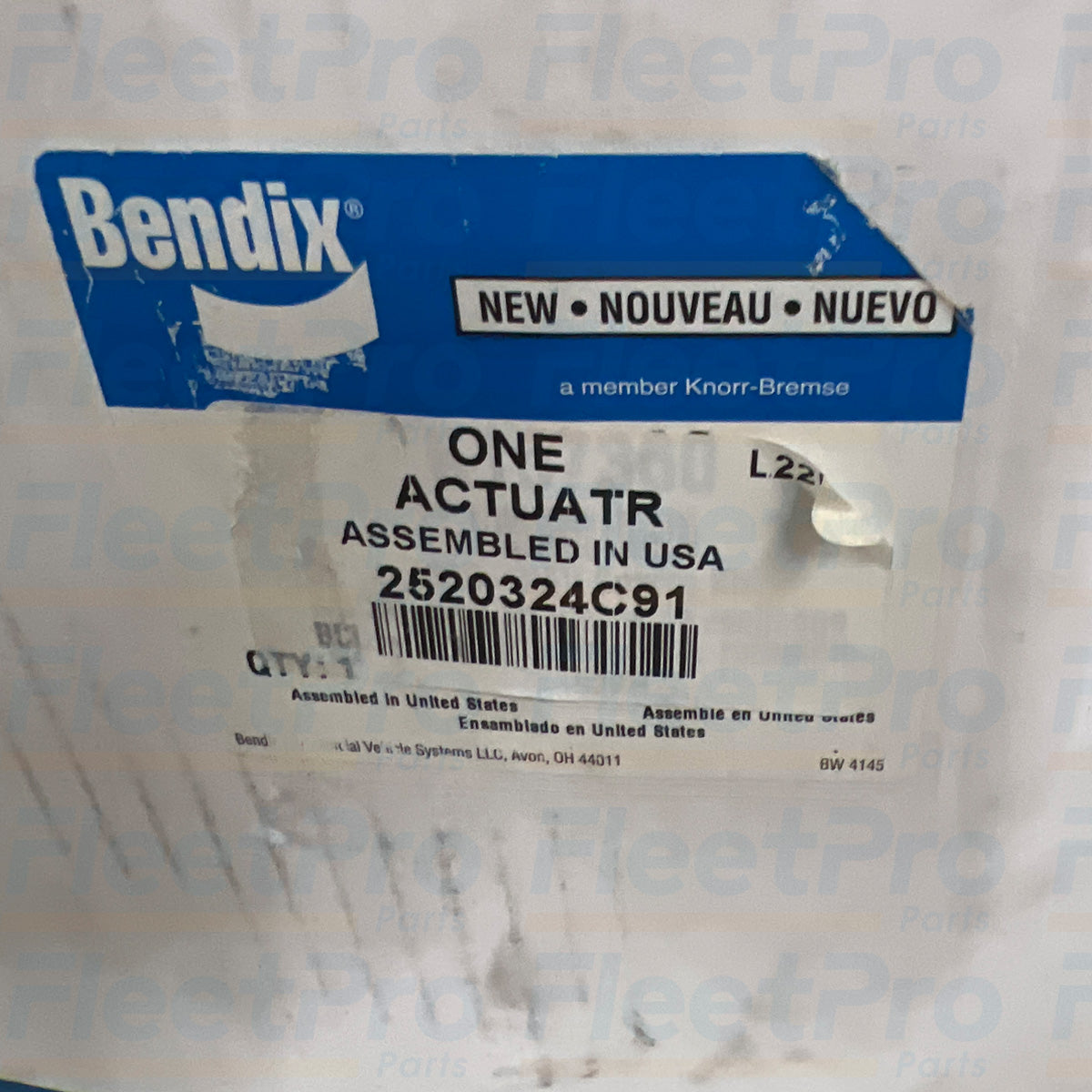 Heavy duty Bendix bus door actuator 2520324C91 for commercial buses
