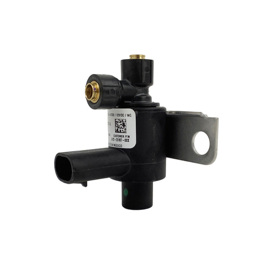 Close-up of electrical connector on Bendix K073073 solenoid valve