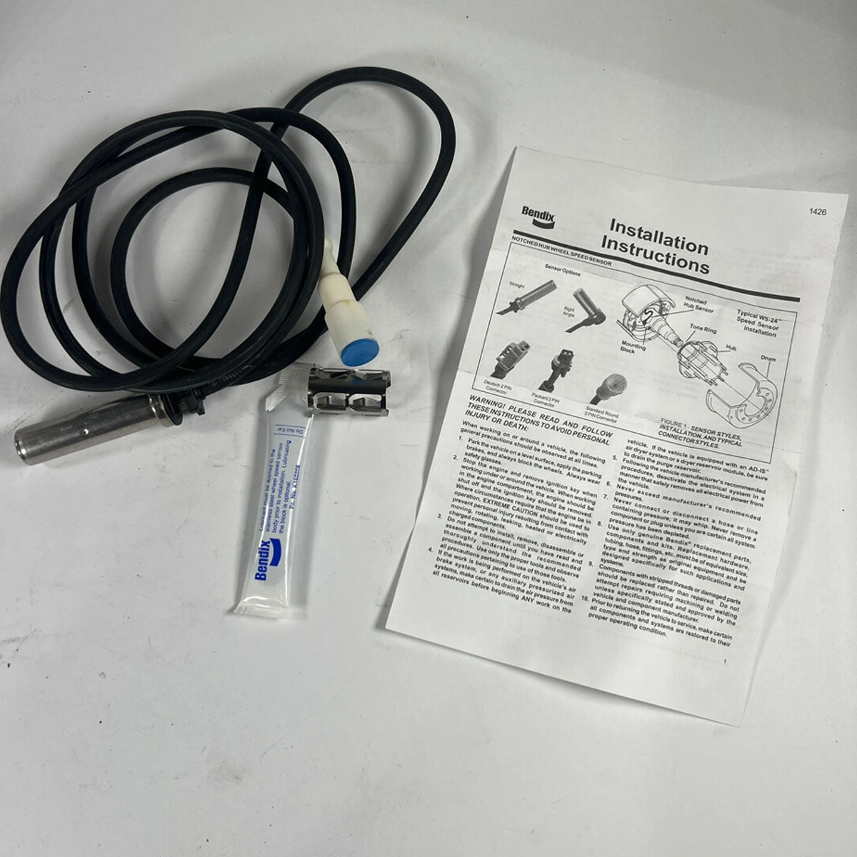 Bendix K181267 WS-24 wheel speed sensor